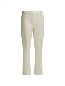 Брюки с поясными шлевками Brunello Cucinelli, бежевый