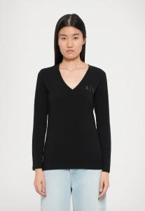 Топ Armani Exchange Long sleeved top, Black