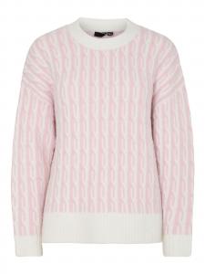 PIECES Свитер 'PCRIGMOR' из шерсти белый