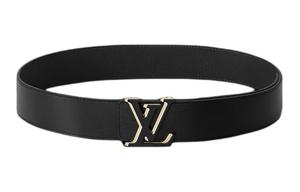 Ремень мужской Louis Vuitton Leather, черный