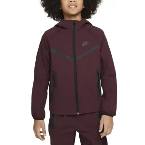 Nike Куртка яркая бордовая красная/black