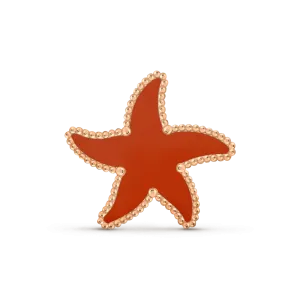 Брошь Van Cleef & Arpels Lucky Summer Starfish, 18-ct розовое золото, яшма