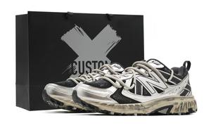 New Balance NB 410 V5 износостойкие и водонепроницаемые низкие повседневные кроссовки для города и бега unisex silver gray