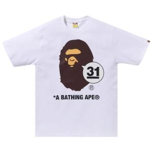 Футболка BAPE A Bathing Ape 31st Anniv. Ape Head Tee 'Wihte'