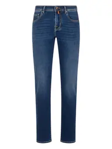 Джинсы с карманами и шарфом JACOB COHEN, синий