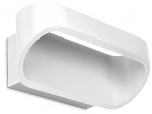 Настенный светильник LedsC4 Oval, белый - металл - 18 х 7 х 9 см