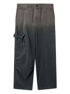 Брюки-карго с завязками Axel Arigato, серый