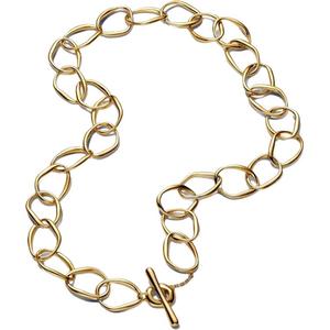 Pandora Позолоченное ожерелье unisex gold