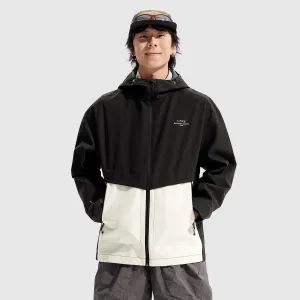 Куртка Li-Ning Fitness Series, мужская, Black/Rock White Gray