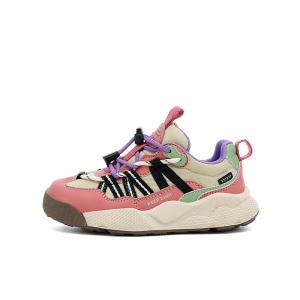 Explorer 20 Slip Resistant Abrasion Resistant низкие повседневные кроссовки для детей Jeep, хаки коричневый/peach розовый