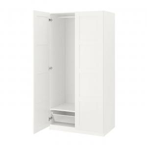 Гардероб PAX/BERGSBO IKEA, 100x60x201 см, белый