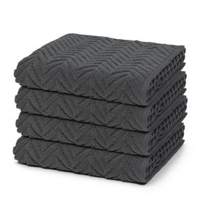 Towel sensual skin набор из 4 шт Ross, темно-серый