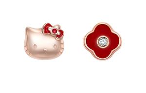 TIDECOLOR Серьги-гвоздики из серебра 925 пробы