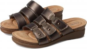 Сандалии Clarks Calenne Lily, цвет Bronze Metallic Leather