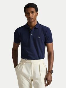 Поло custom slim fit 710941439038 Polo Ralph Lauren, синий