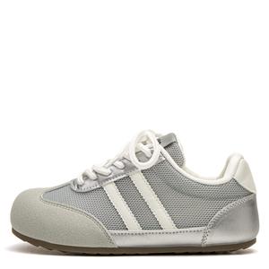 STAE Женские противоскользящие износостойкие низкие скейтерские кеды Silver, цвет Silver