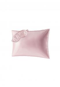 Наволочка Ailoria с маской для сна, 70x50 см, розовый