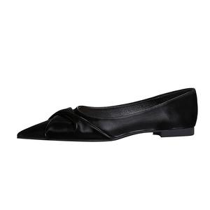 Повседневные однобортные туфли женские QITUMAUL, Black[Heel Height 1.5Cm]