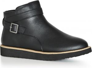 Женские ботильоны Avenue Valentina с широким голенищем, черный