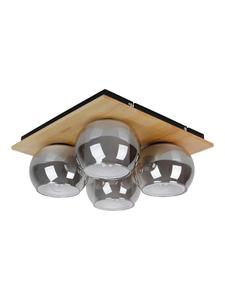 Näve Потолочный светильник "TEXAS" черного цвета - (Д)36 см x (Ш)36 см x (В)15 см