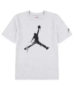 Футболка с коротким рукавом Jump Man для мальчиков 8-20 Jordan, серый