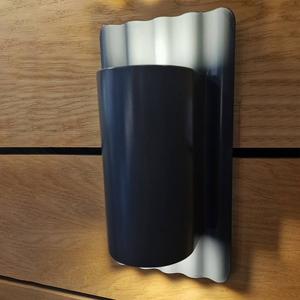 Настенный светильник Elstead Dali, серый - сталь - прозрачное стекло - 13 x 26 x 10 см