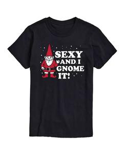 Мужская футболка с коротким рукавом Sexy and I Gnome It AIRWAVES, черный