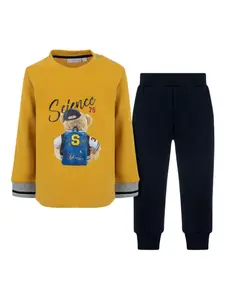 Спортивный костюм с принтом Lapin House, желтый