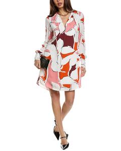 Платье-трапеция Reiss Tanya с принтом, белый