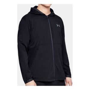 Куртка ua vanish woven training sports jacket black Under Armour, черный