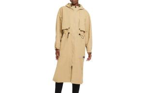 Nike Женская куртка абрикосово-коричневого и черного цветов, Apricot Tea Brown/Black