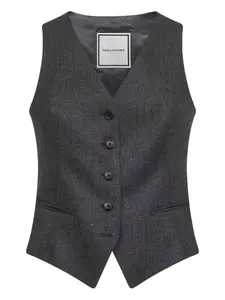 Жилет на пуговицах Tagliatore, серый