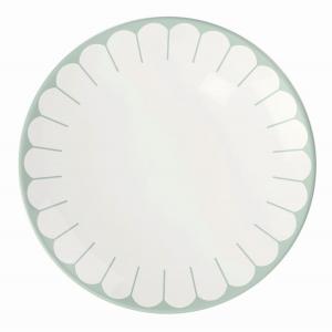 Тарелка Villeroy & Boch белый, шалфейно-зеленый, 21/21/2,5 см