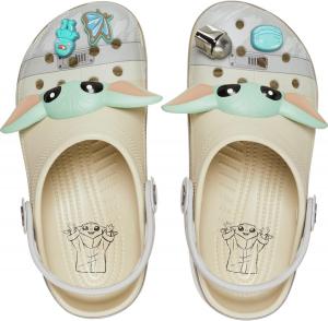 Сабо Унисекс Взрослые Star Wars Грогу Классические Сабо Crocs, 12 Women/10 Men Grogu Bone