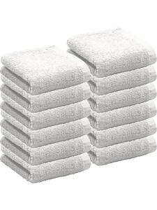 Redbest  Махровое легкое гостевое полотенце Oceanside, 12 штук, белый цвет, упаковка