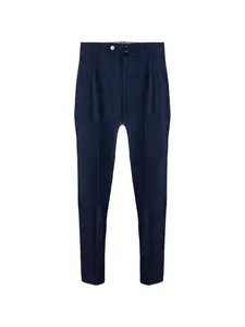 Брюки с петлями для ремня и пуговицей Incotex, синий