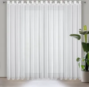 Штора KALIA, белая, 300x260 см, люверсная Eurofirany