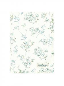 Greengate Белое кухонное полотенце AUBREY с цветами