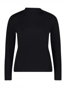 Рубашка с длинными рукавами и воротником черного цвета CARTOON