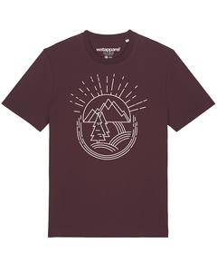 Рубашка Watapparel  Natur ist schön, темно-красный