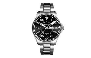 Hamilton Часы Khaki Aviation Day Date Auto H64715135, Black Dial