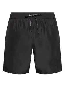 Плавки-шорты с вышитым логотипом DOLCE & GABBANA, черный