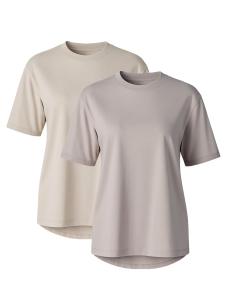 Рубашка C&City, бежевый/светло-бежевый