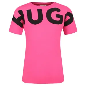 Футболка стандартного кроя Hugo, розовый