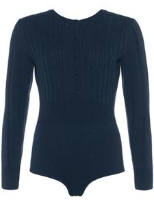 ERES боди в рубчик, синий