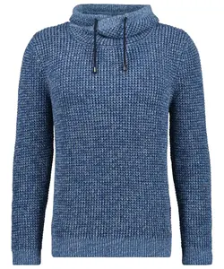 Свитер с высоким воротником RAGMAN, синий