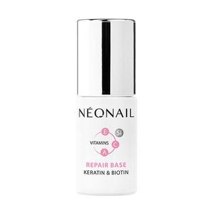Полуперманентный лак для ногтей NEONAIL Repair Base - Keratin & Biotin