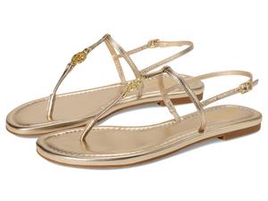 Сандалии Lilly Pulitzer Delilah Logo Sandals, цвет Gold Metallic