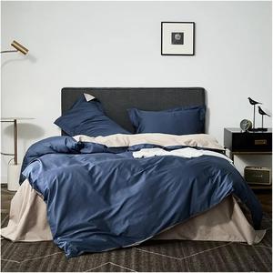 Generic Комплект постельного белья молодежный однотонный из длинноволокнистого хлопка