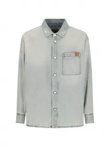 Рубашка Keanu с накладными карманами Darkpark, синий